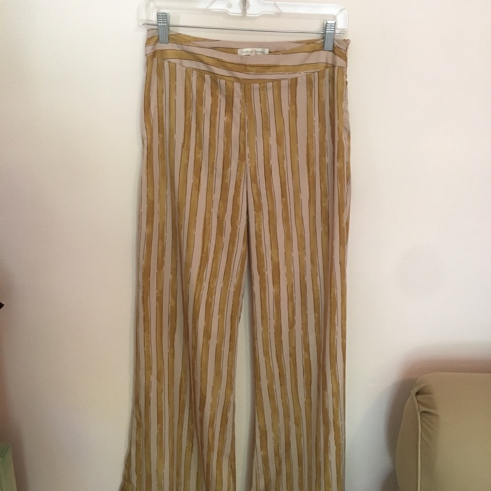 Cute yellow striped pants